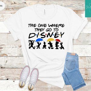 MICKEY Disneyland Pluto Donald Duck Disney White Unisex T Shirt